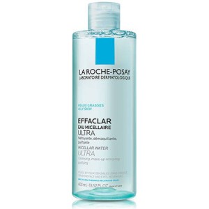 Nước tẩy trang làm sạch sâu dành cho da dầu nhạy cảm La Roche-Posay Effaclar Micellar Water Ultra Oily Skin (400ml)